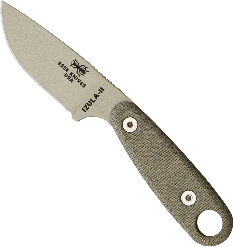 ESEE Izula II 2.63" Desert Tan 1095HC Steel Blade with Kit product image