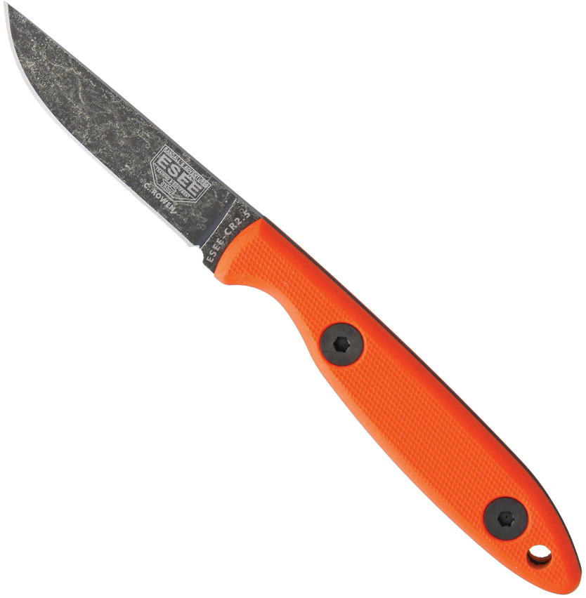 ESEE Camp Lore PR4 Orange G10 Handle 1095HC Steel Model 2.5