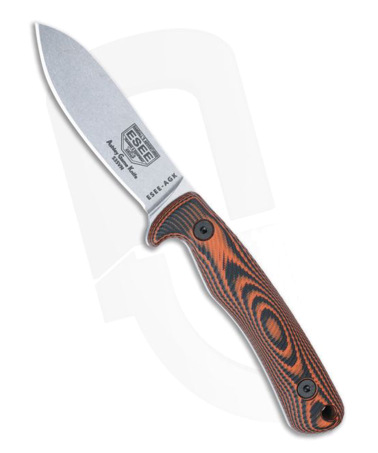 ESEE Knives AGK Ashley Game Knife Orange Black G10 Fixed Blade S35VN product image