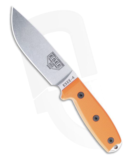 product image for ESEE 4 Orange CPM-S35VN Fixed Blade Knife