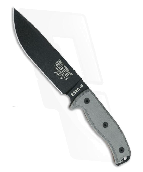 product image for ESEE 6 P Plain Sharpened Top Edge Black Sheath