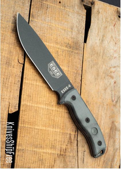 ESEE 6 Tactical Gray Finish Knife product image