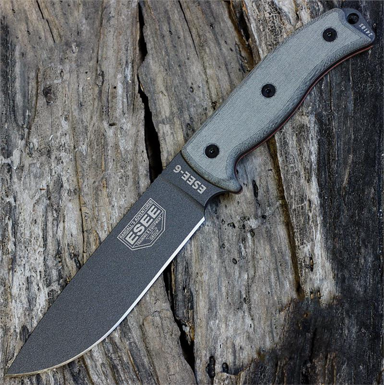 ESEE 6 Tactical Gray 1095 Steel Fixed Blade Knife