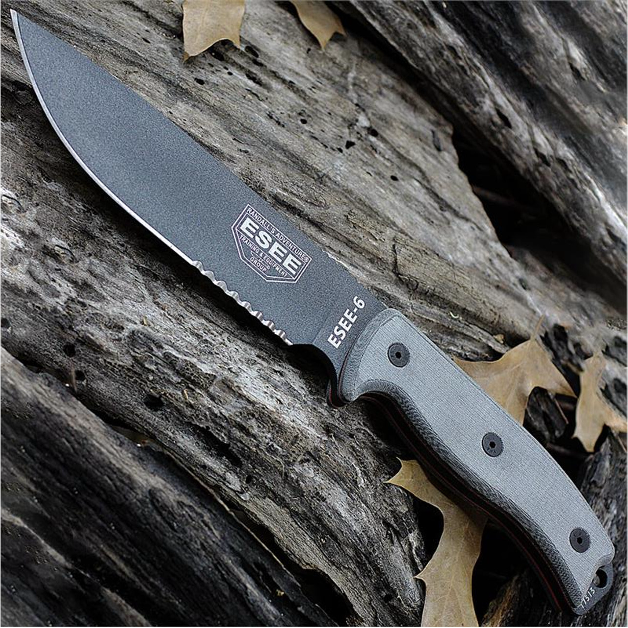 ESEE 6 Tactical Gray 1095 Steel Knife