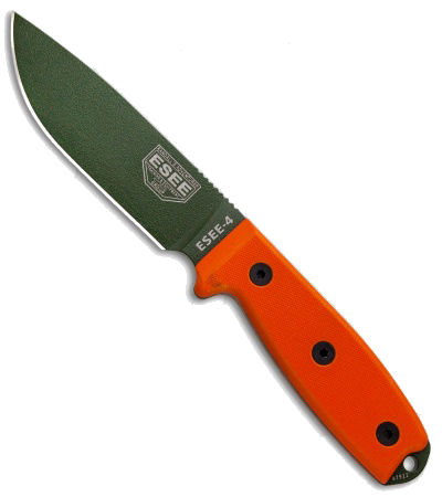 ESEE 4 OD Green Fixed Blade Knife