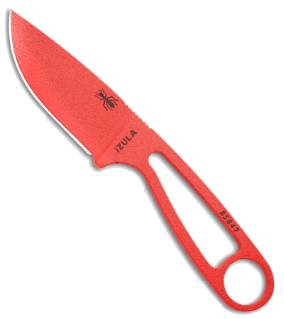 ESEE Izula Fire Ant Red Survival Neck Knife