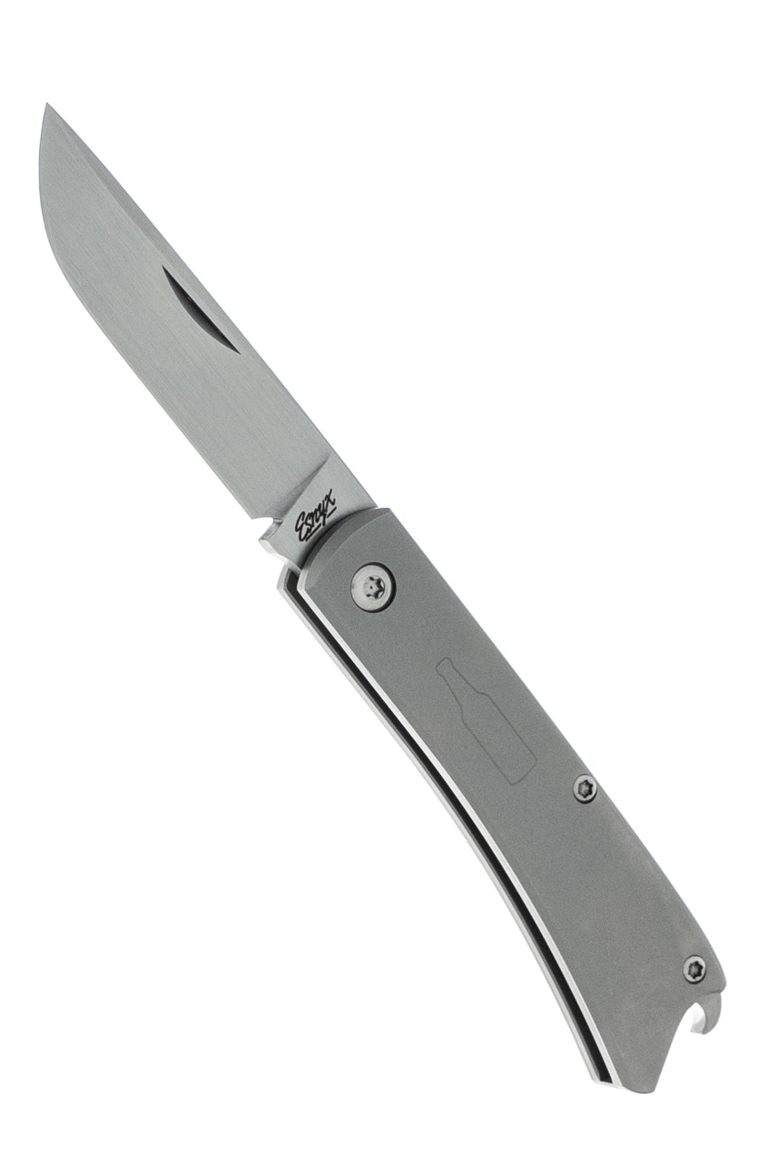 product image for Esnyx Silver Line Beer Buster Jr Slipjoint Titanium