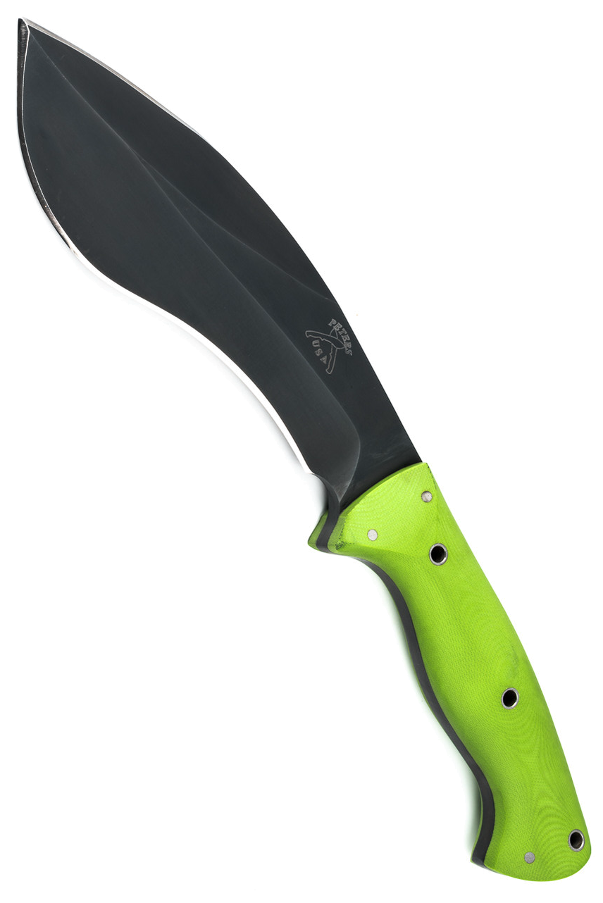 product image for ete Angry Ginger Zombie Green G10 Knife
