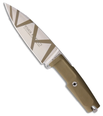 product image for Extrema Ratio Psycho 15 Fixed Blade Knife Tan Camo N690 Steel