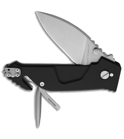product image for Extrema Ratio T911 Black Aluminum Liner Lock Pocket Knife