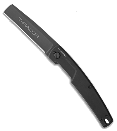 product image for Extrema Ratio T Razor Black Aluminum Liner Lock Knife N690 Steel