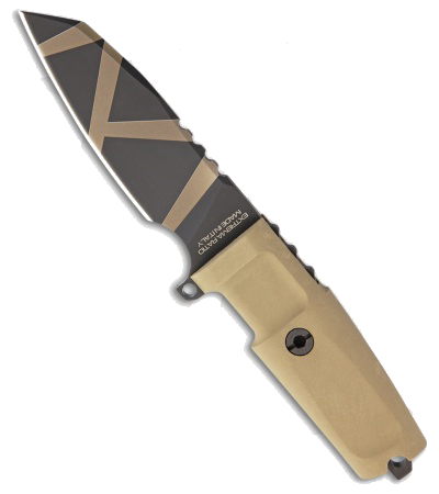 Extrema Ratio Task C Desert Warfare Tan Camo Fixed Blade Knife