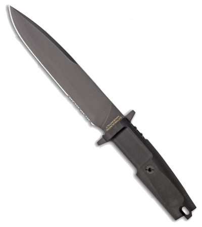product image for Extrema Ratio Venom Black Forprene Handle Fixed Blade Knife N690 Stainless Steel 7" Serrated