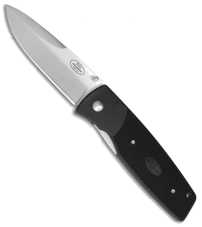 product image for Fallkniven PXL Bayonet Liner Lock Knife Black Polymer 3 4 Satin