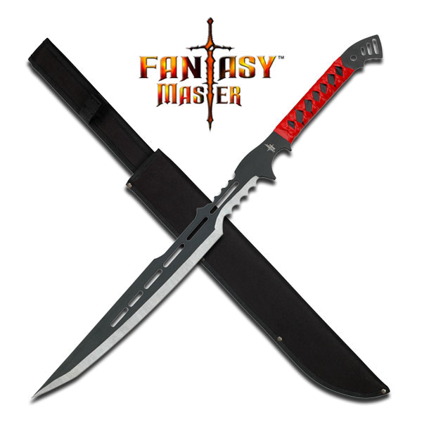 product image for Fantasy-Master Red Guardian Full Tang 28 Stainless Steel Sword with Sheath
