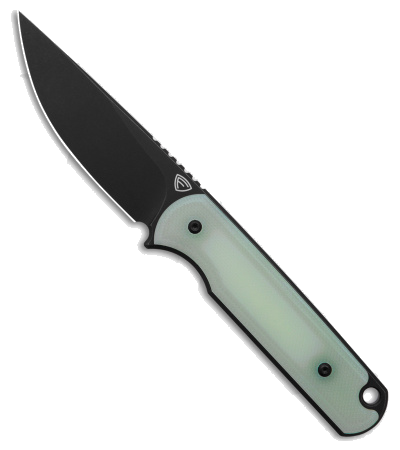 product image for Ferrum Forge Lackey Fixed Blade Knife Black G-10 Handle Stonewashed Blade