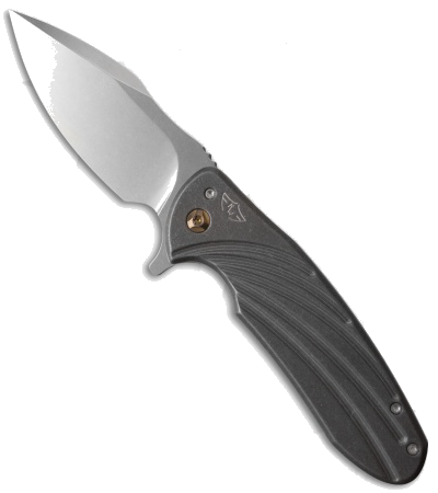 product image for Ferrum Forge Fortis B Flipper Knife Titanium Stonewash 20CV