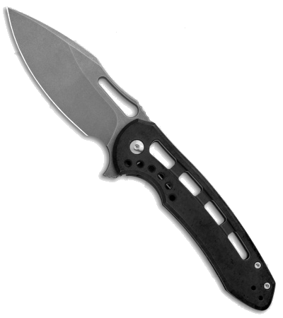 product image for Ferrum Forge Pro Series Fortis 2.0 Black Stonewash Titanium Handle S35VN Blade