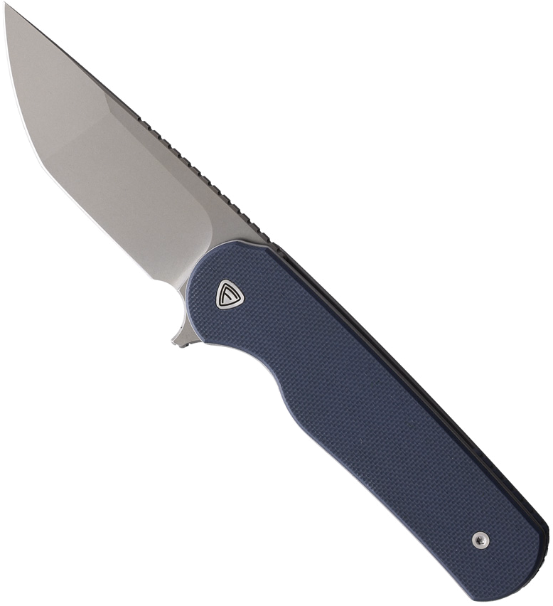 product image for Ferrum Forge Knife Works Blue Zelex Linerlock 2.63" Tanto Blade