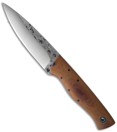 product image for Fiddleback Forge Woodsman Antique Westinghouse Micarta O1 Steel Satin Finish Knife