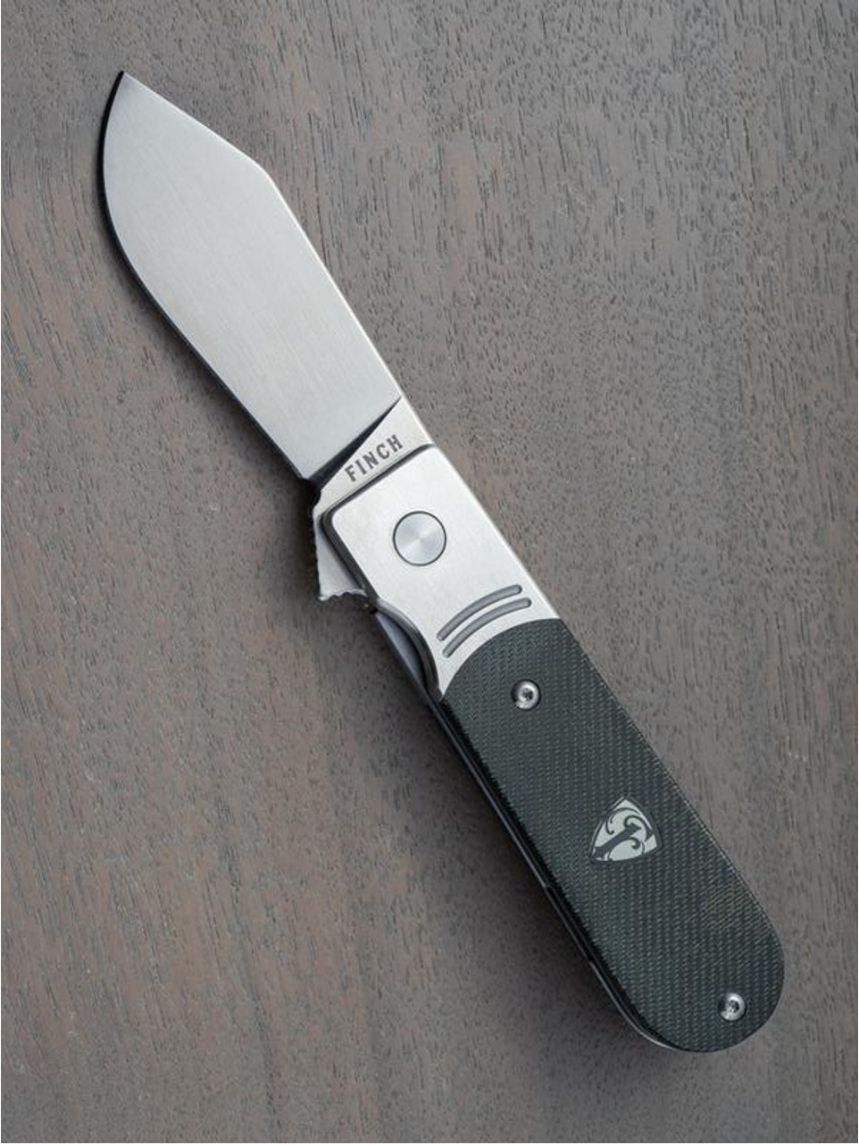 Finch 1929 Dark Denim Micarta Handle Folding Knife MD 401