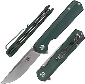 product image for Firebird GANZO FH11 D2 Steel Blade Green G10 Handle Folding Pocket Knife