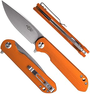 product image for Firebird GANZO FH41S D2 Steel Blade Folding Knife with Orange G10 Handle