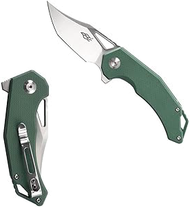 product image for Firebird FH61 Green Pocket Folding Knife D2 Steel Blade G10 Handle EDC