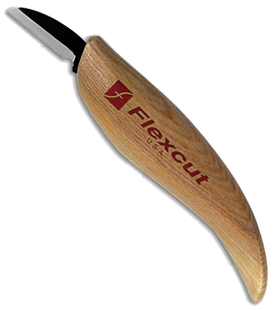 product image for Flexcut Cutting Knife Ash Hardwood Handle KN12