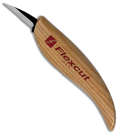 product image for Flexcut Detail Carving Knife Blond Ash Hardwood KN13