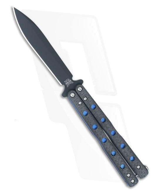 product image for Flytanium Carbon Fiber Black V 6 Benchmade 51 BK Balisong