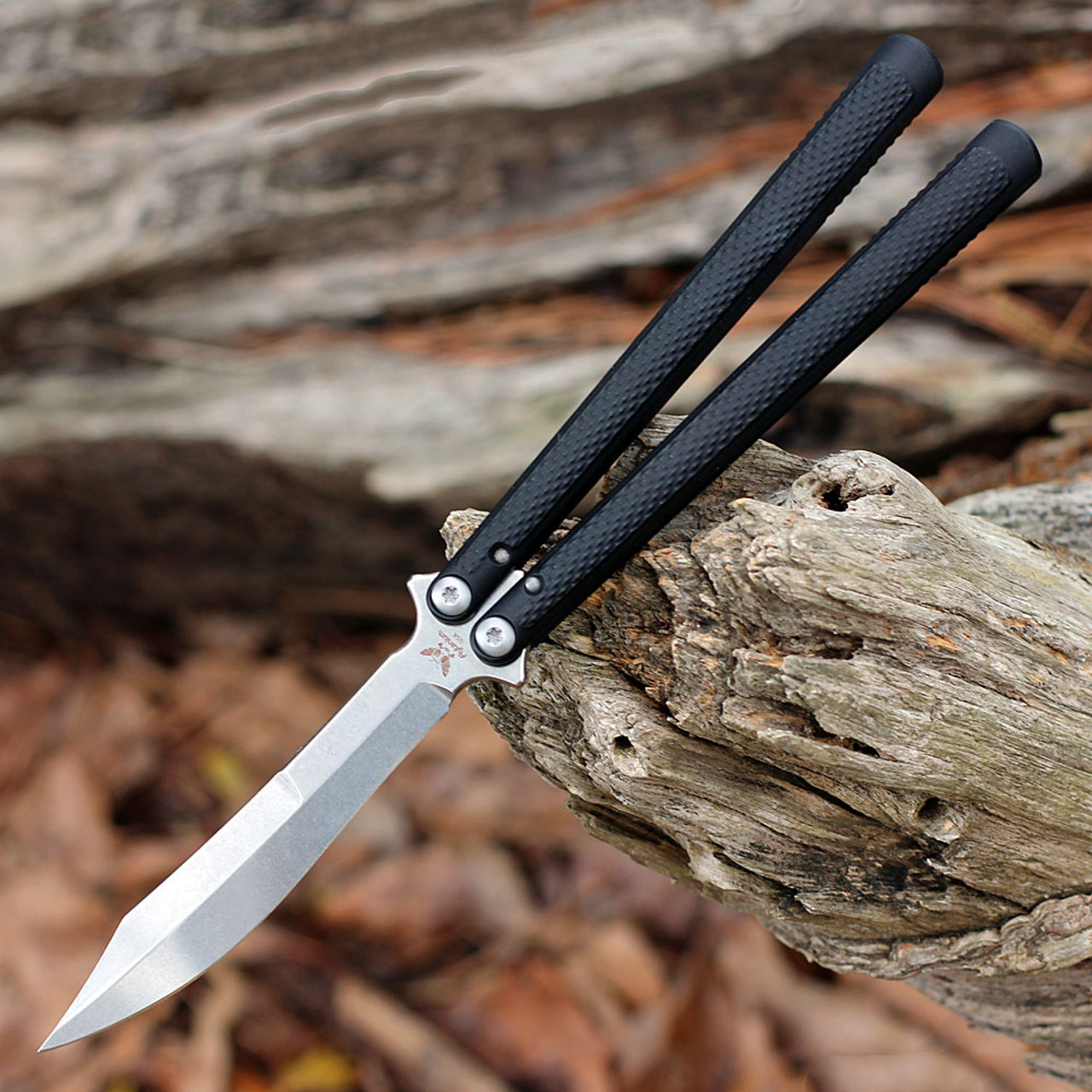 Flytanium Talisong Z Balisong Black Aluminum AEB-L SW FLY824 product image