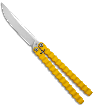 product image for Flytanium Tatersong Yellow Balisong Knife Limited Edition
