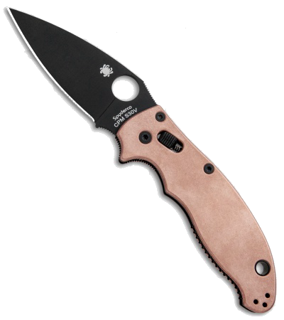 product image for Flytanium Black Carbon Fiber Scales Spyderco Manix 2 Knife S30V