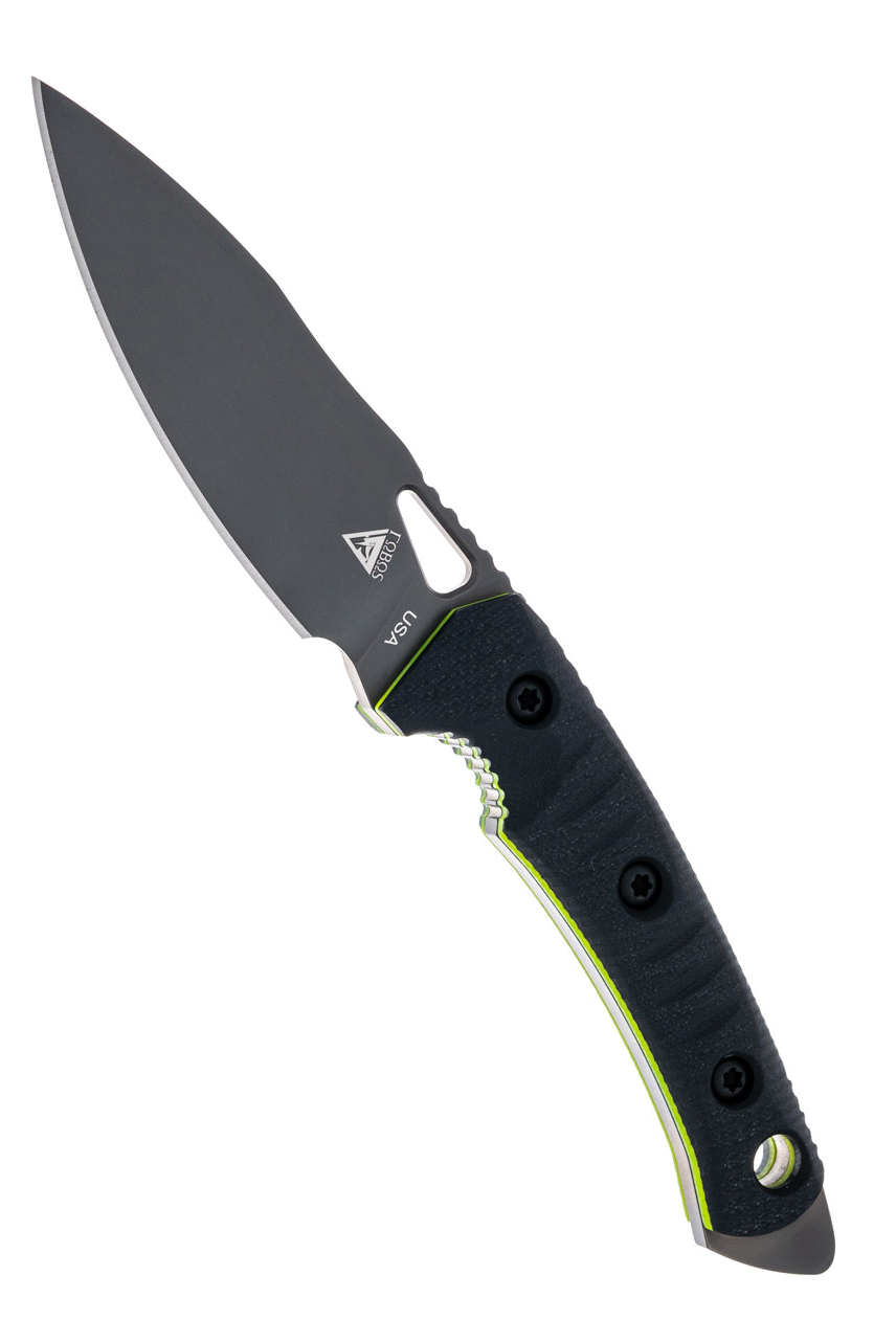 product image for FOBOS Cacula Black G10 with Green Liners PVD Blade