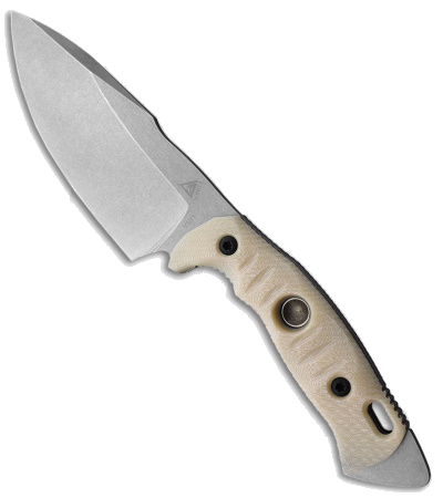 Fobos Alaris 3V Fixed Blade Knife Ivory Micarta Stonewash