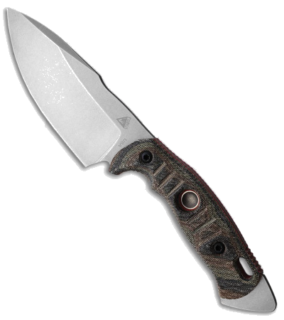 Fobos Alaris 3V Fixed Blade Knife Camo Micarta Stonewash