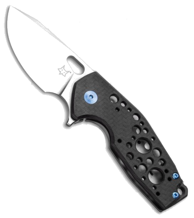 product image for Fox Knives Suru Carbon Fiber Blue Ti Frame Lock Knife M390