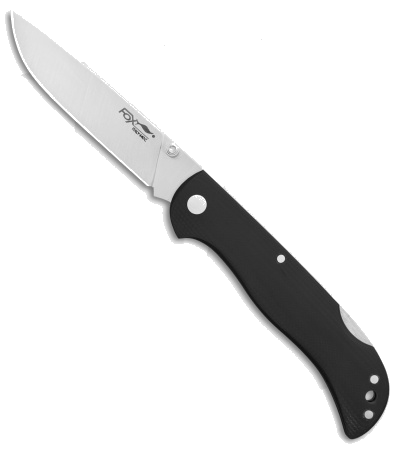 Fox Knives 500 Black G-10 Handle Satin Blade Folding Knife product image