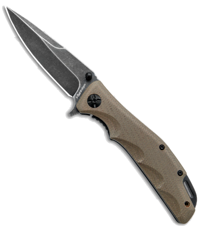 Fox Knives Mandatory Fun Black Micarta Frame Lock Knife product image
