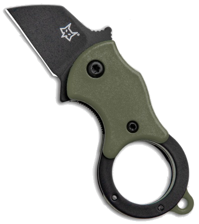 Fox Knives Mini-TA OD Green Black Wharncliffe Blade FX-536ODB