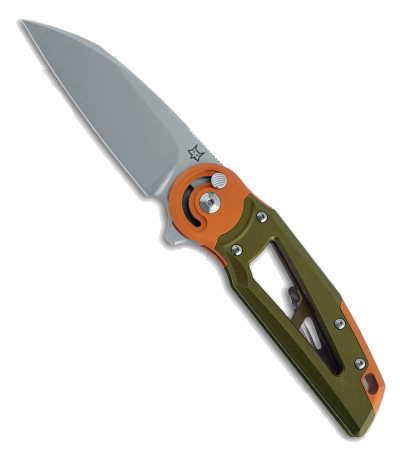Fox Knives Metamorphosis OD Green Orange Aluminum
