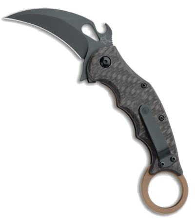 product image for FOX Knives Karambit Titanium Black FX-599 TIC