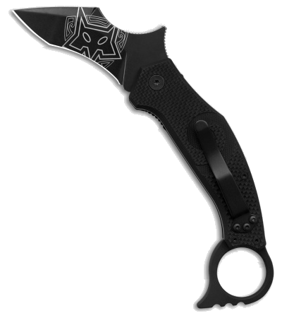 Fox Knives Black G10 Moa FX-653 Liner Lock Knife Black Stonewash product image