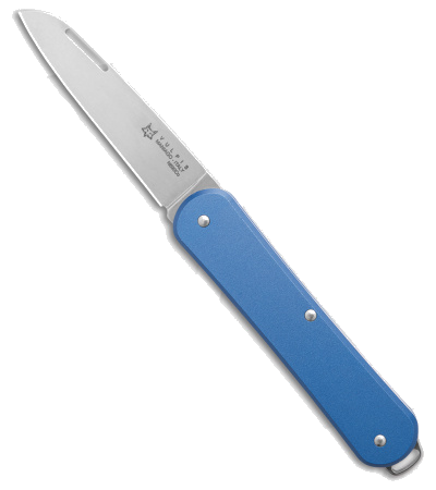 Fox Knives Vulpis Blue Aluminum Slipjoint Knife FX-VP-130-SB