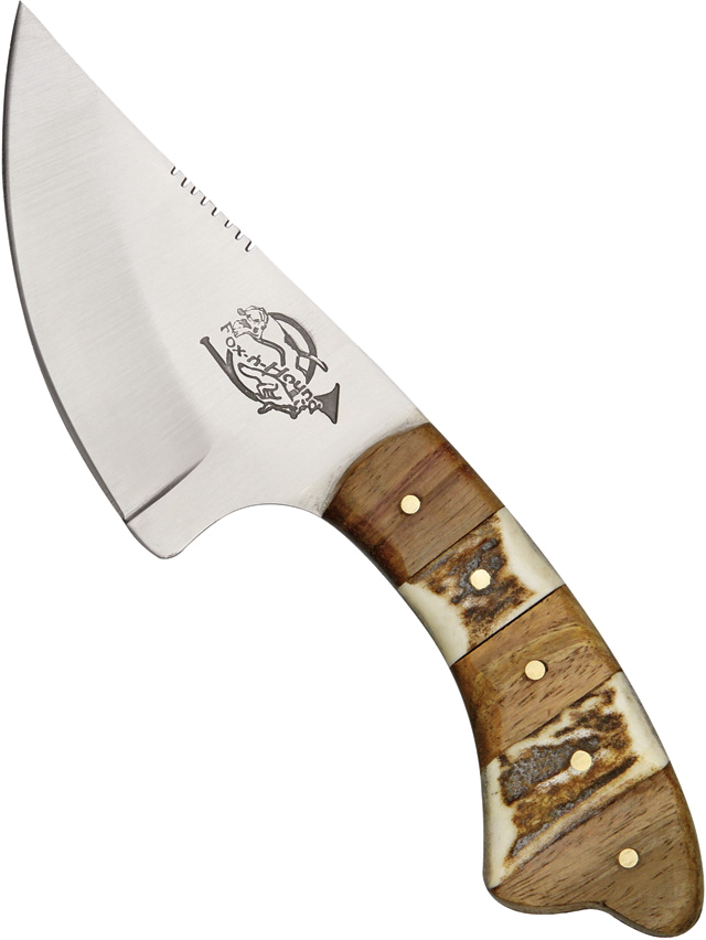 product image for Fox-N-Hound Skinner Stag and Brown Wood Handle