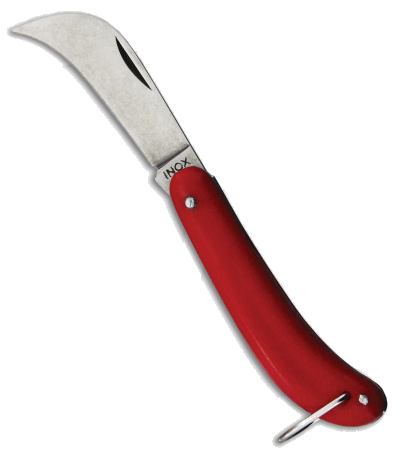 product image for Fox Knives Roncole Lama Slip Joint Knife Red Polymer 1 5 Satin