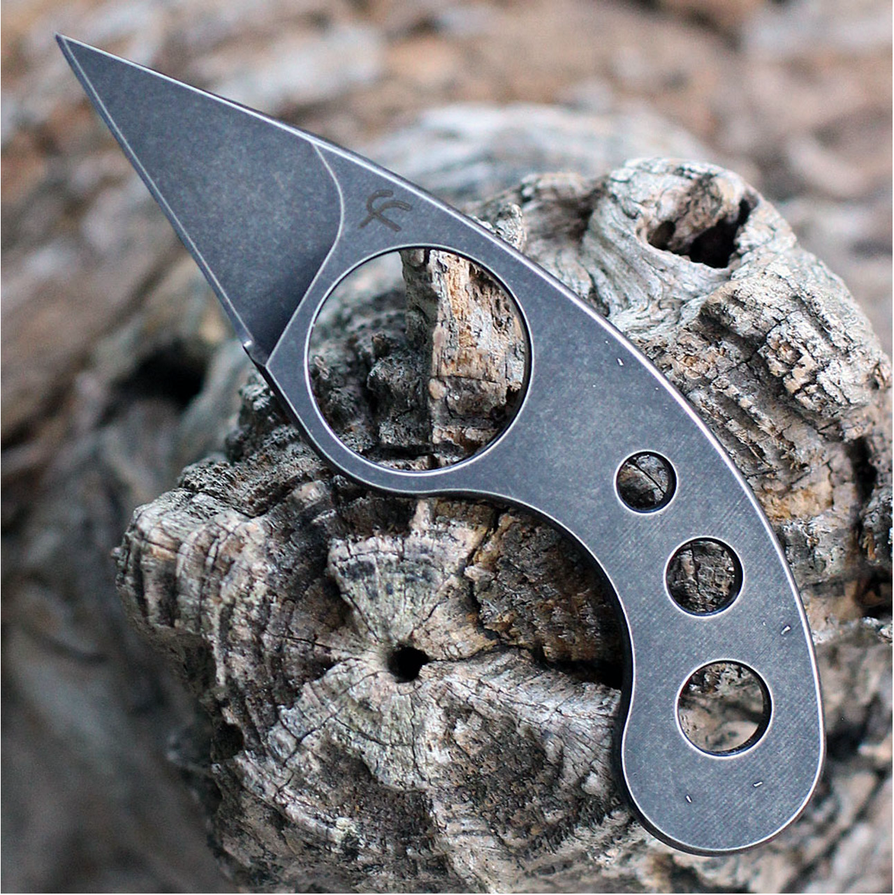 product image for Fred Perrin Black LA Griffe Fixed Blade FRDGBK