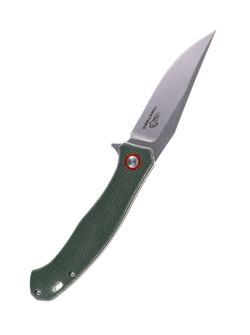 Freetiger FT-958 Green Linen Micarta Folding Knife