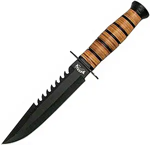 product image for Frost Cutlery Black Combat Survival Fixed Blade